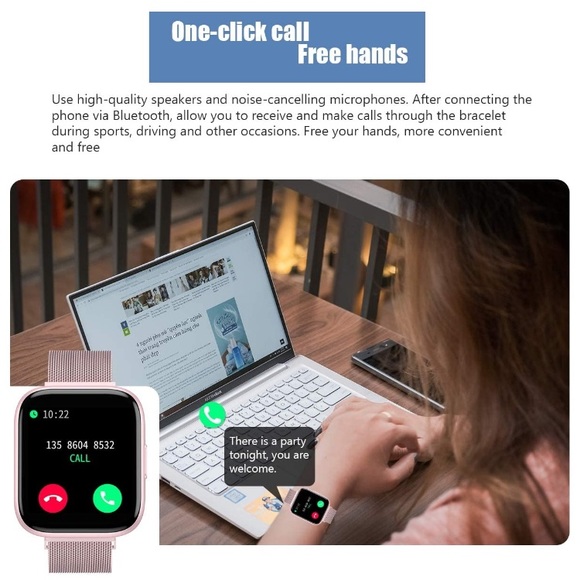 Unisex Smart Watch, Fitness Tracker - Picture 12 of 12